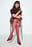 Tætsiddende tights i lurex