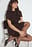 Tætsiddende tights i lurex