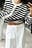 Gestreifte Strickjacke