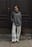 Oversized stickad tröja med turtleneck