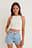 Organische denim short
