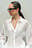 Lyocell Sheer Pintuck Long Sleeve Blouse