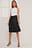 V-shaped Satin Skirt