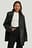 Maxi oversized PU-blazer