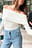 Off Shoulder Structured Top