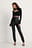 Hohe Taille Pu-Hose