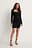 Padded Shoulder Jersey Dress
