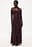 Maxikleid mit Mesh-Schal