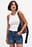 Denim-Shorts mit mittlerer Taille