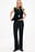 Mid Waist Slim Leg Pants