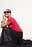 Midirock mit Falten