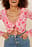 Frill Detail Printed Blouse