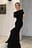 Soft Line Draped Maxi Dress