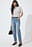 Mom Jeans mit hoher Taille