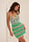 Crochet Knitted Mini Halterneck Dress