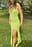 Knitted High Slit Maxi Dress