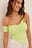 One Shoulder Structured Top