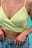 Overlap Satin Top