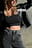 Organisches kurzes, geripptes Tube-Top