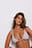 Smocked Triangle Bikini Top