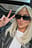 Breite Recycelte Sonnenbrille im Retro-Look