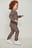 Legging bio épais imprimé léopard