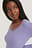 Asymmetrischer Ausschnitt Gerippter Strickpullover