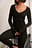Asymmetrisk rynket topp med knapper