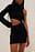 Asymmetric Cut Out Knitted Dress