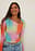 Asymmetric Neck Long Sleeve Top
