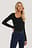 Asymmetric Neckline Jersey Top