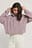Organische basic cropped hoodie