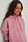 Organische basic cropped hoodie