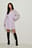 Dobby mini-jurk met riem