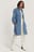Organisches Hemdkleid aus Denimstoff mit Gürtel