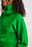 Big Collar Zipped Knitted Cardigan