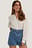 Hochgeschnittene Shorts Mit Taschendetail