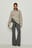 Organische Leggings mit hoher Taille und Bootcut