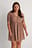 Gerecycleerde jerseyjurk met knopen