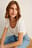 Buttoned Cropped Cotton Top