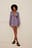 Buttons Front Structured Mini Dress