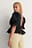 Check Lacing Blouse