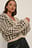 Checked Knitted Cardigan