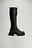 Schnürstiefel mit Plateau-Absatz