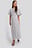 Cinched Waist Maxi Shirt Dress