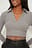 Collar Strap Detail Top