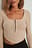 Corset Detail Rib Top