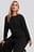 Creased Effect Round Neck Top