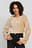 Crinkle Velvet Balloon Seeve Top