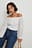 Gehaakte Off-Shoulder Top